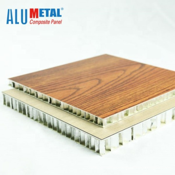 Alumetal lower price wooden  aluminum honeycomb sandwich panel honeycomb metal sheet